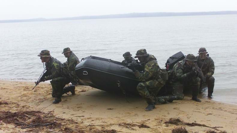 Inflatable boats for military use